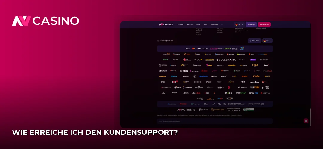 Wie erreiche ich den Kundensupport?