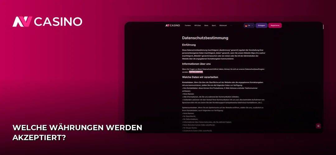 Welche Währungen werden akzeptiert?